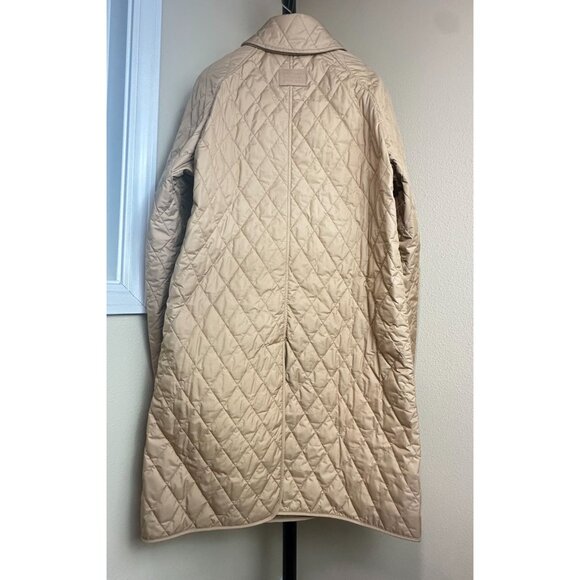 Burberry Women's Tything Diamond Quilted Double Breasted Long Jacket Bis… - Picture 3 of 13
